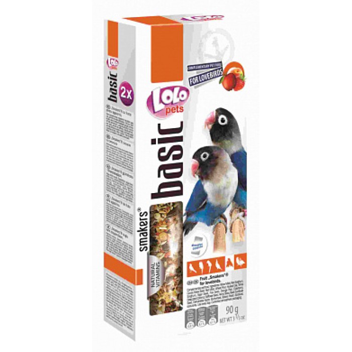 Lolopets Колосок для неразлучников фрукты 2шт 